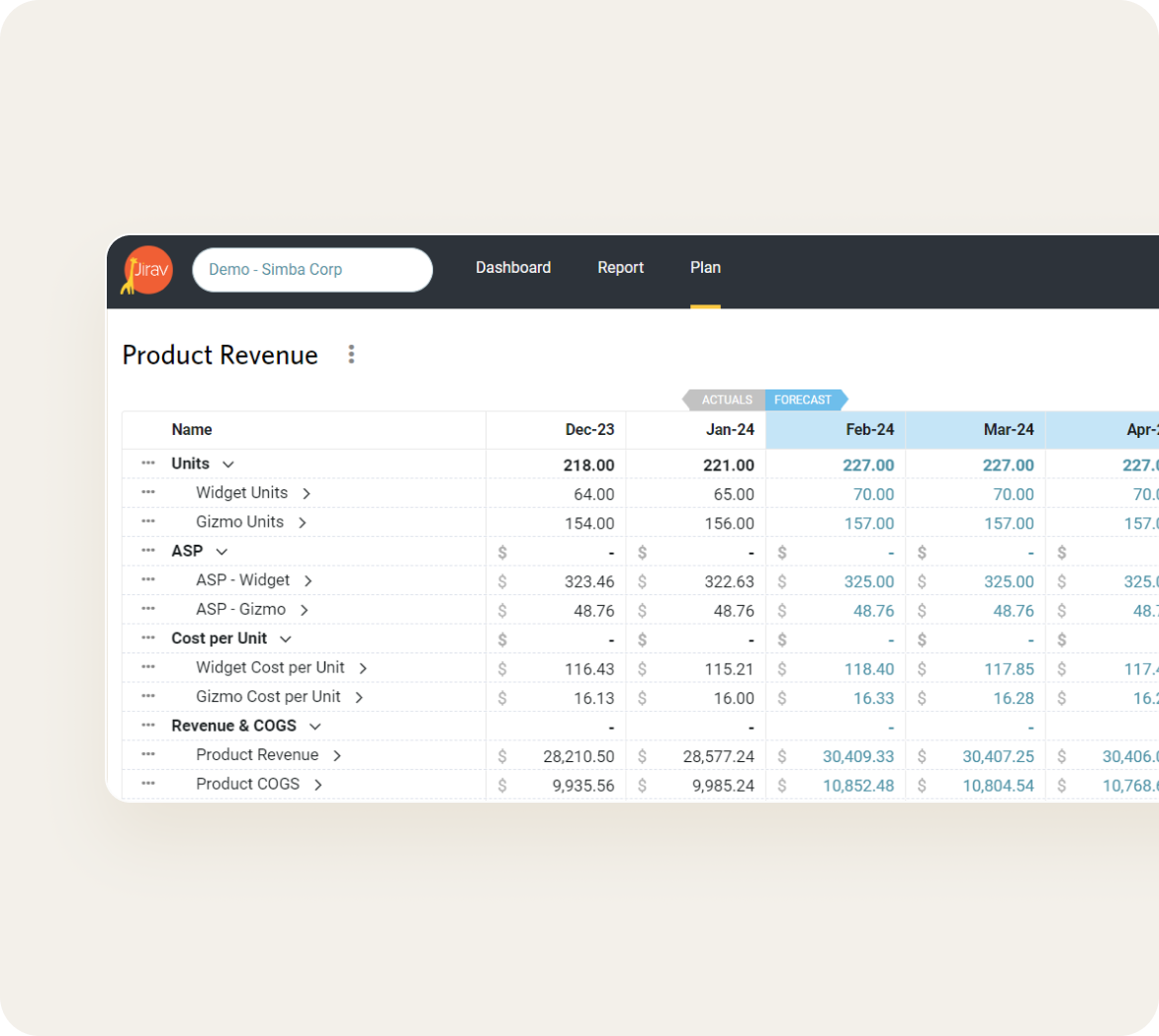 Driver-Based Financial Modeling