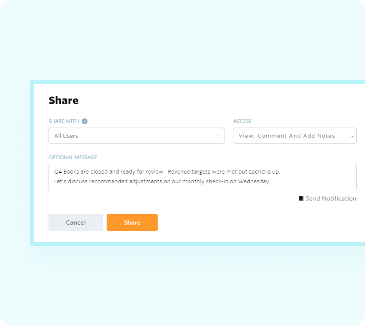 Share Reports & Dashboards