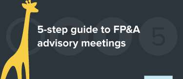 5 step guide to FP&A advisory meetings