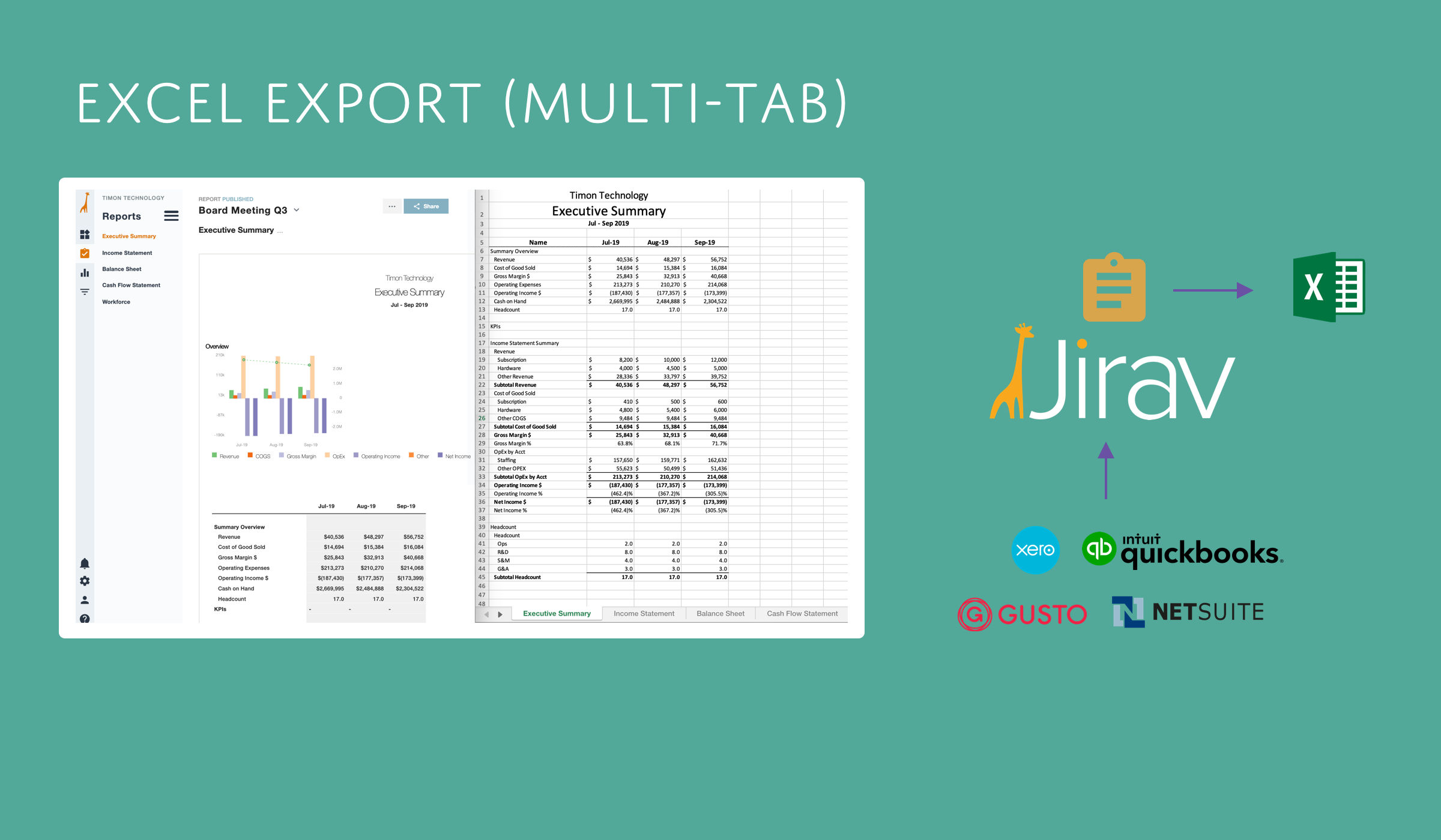 Excel Export Multi-tab